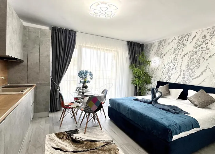 Cosmopolitan - Pe Plaja Cu La Mare & Loc Parcare Gratis 아파트 Năvodari