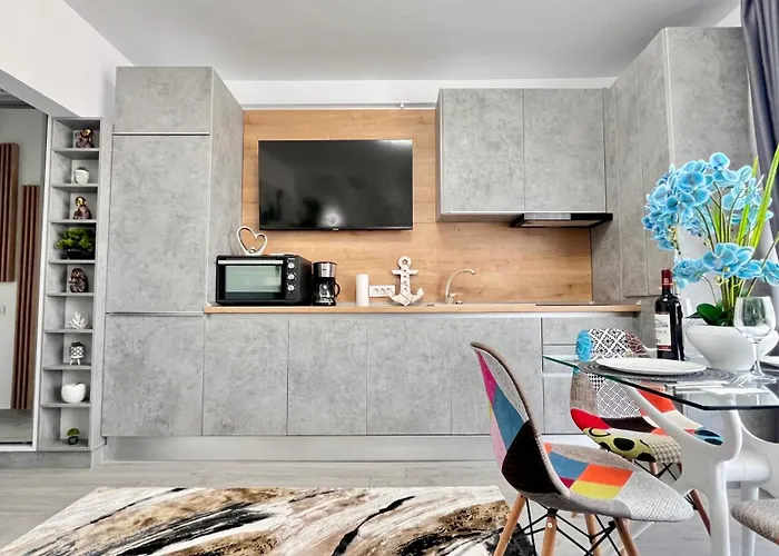 Cosmopolitan - Pe Plaja Cu La Mare & Loc Parcare Gratis 아파트 Năvodari